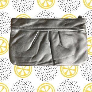 Small Silver Clutch Purse